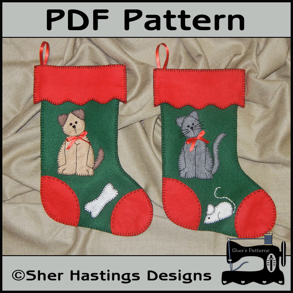 Felt Stocking Pattern 73